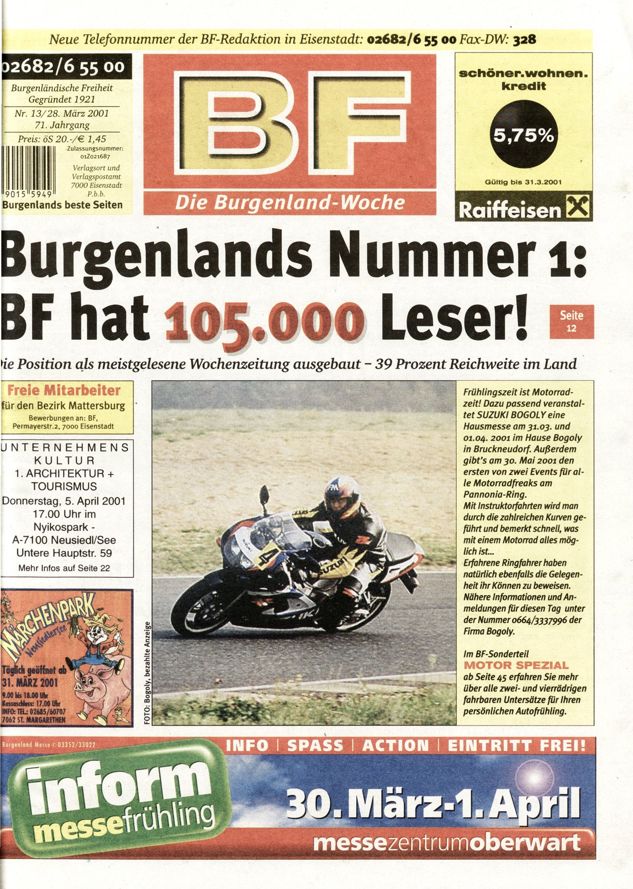 Die BF hat 105.000 Leser